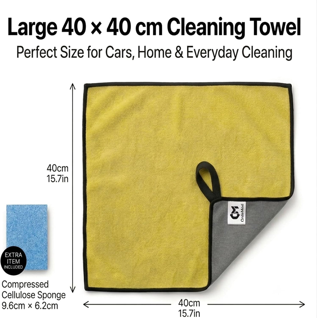 Premium Microfiber Car Detailing Towels